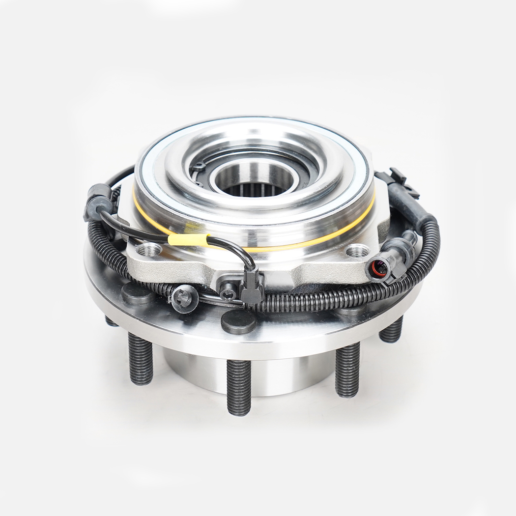 Hanhub 515082 Forhjulsnav og lagermontering Kompatibel med F-350 Super Duty erstatter SP940201 BR930658 6C3Z1104CA 7C3Z1104C AC3Z1104B 8-LUG