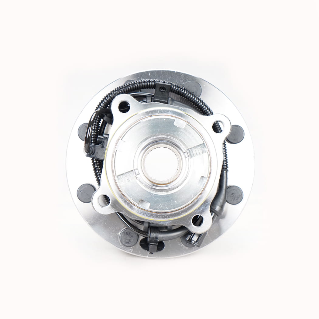 Hanhub 515077 Forhjulsnav og lagermontering Kompatibel med F-250 Super Duty F-350 Super Duty F-450 Super Duty F-550 Super Duty erstatter HA590425 BR930425 F81A2B663CE FW777 8-lug